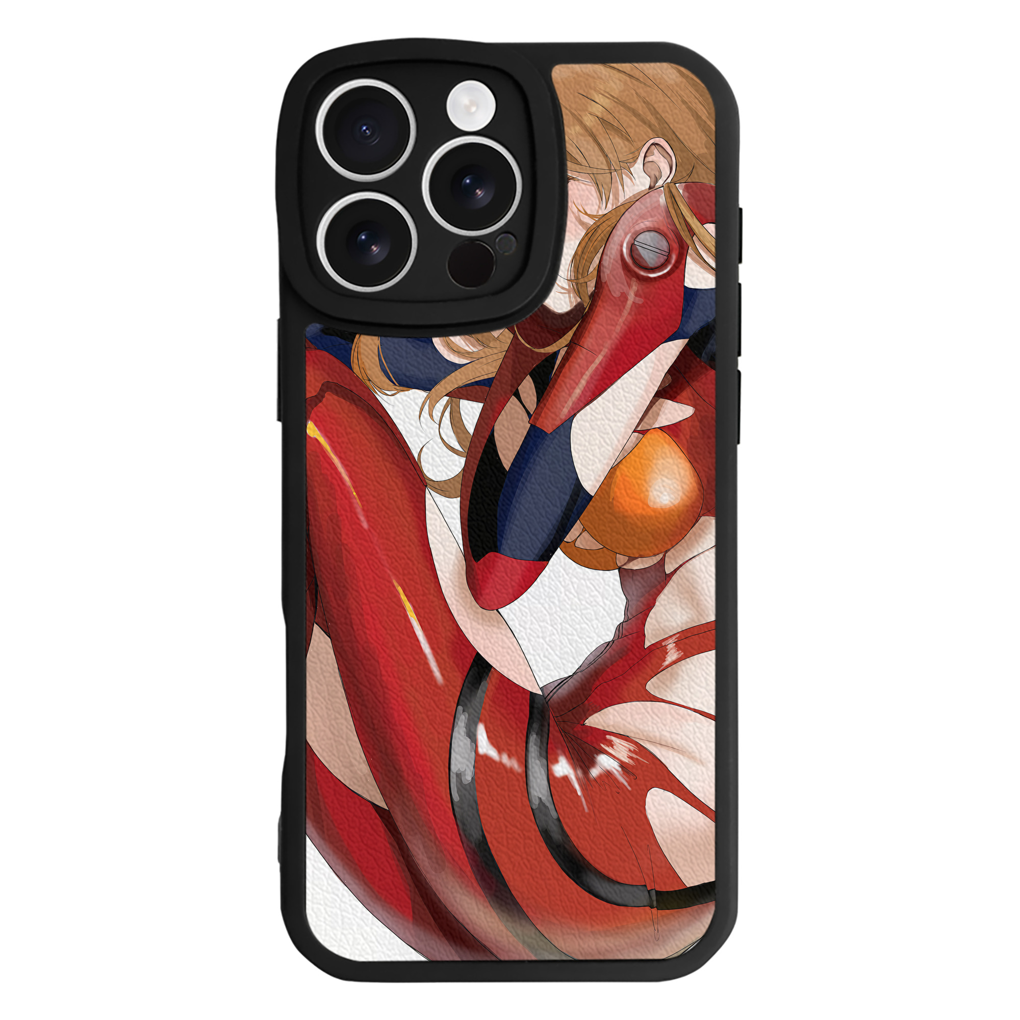 （画像用） EVA 新世紀エヴァンゲリオン 【iPhone 16シリーズ対応】シリコンスマホケース（レザー調） 材質：シリコン